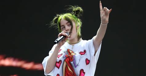 billy ilish nude|Billie Eilish displays figure for first time as she strips off in ...